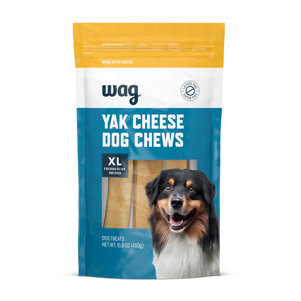 Wag Fromage Yak Himalaïen vue produit, friandise naturelle pour très grands chiens