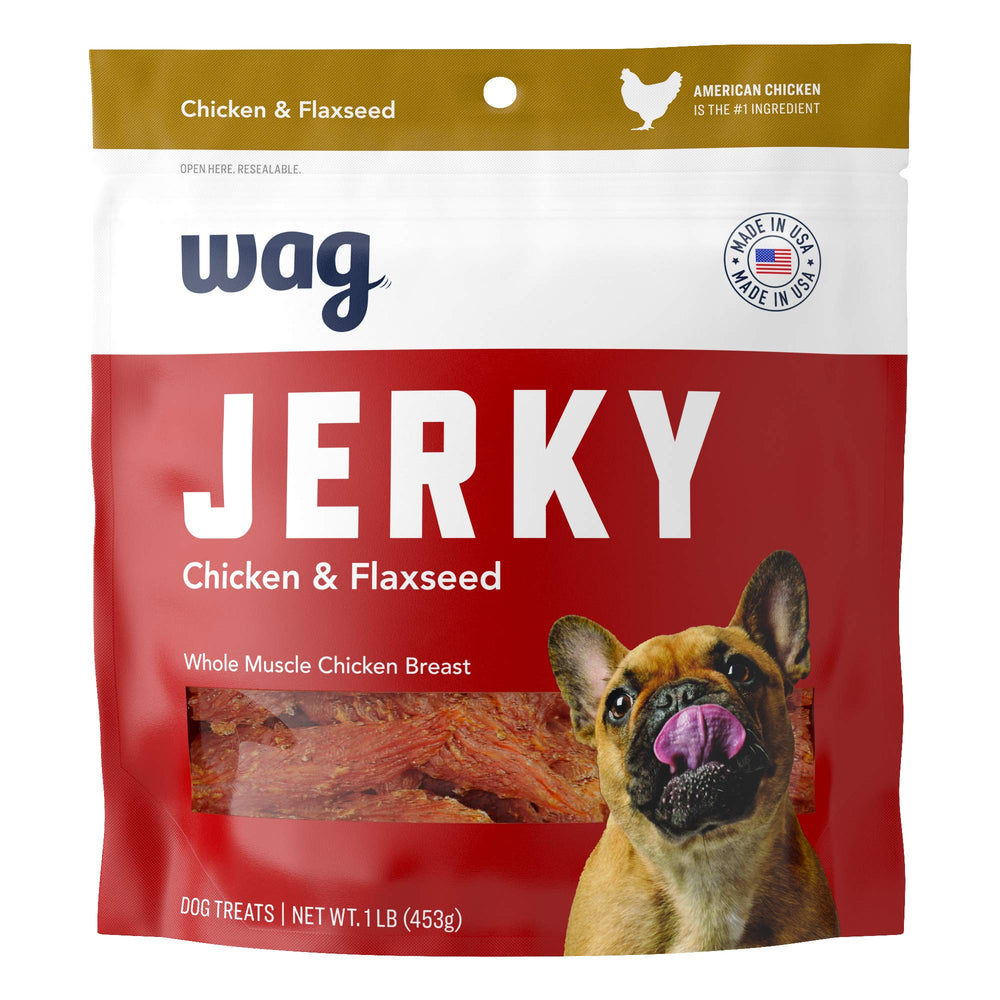 WAG jerky poitrines de poulet: morceaux tendres pour récompenses quotidiennes