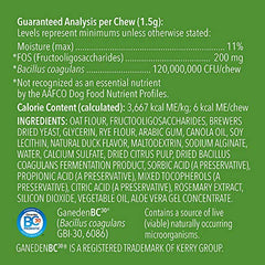 WAG Probiotic Chews – sans blé ni maïs et sans colorants artificiels