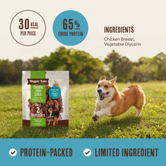 Waggin' Train protéine élevée-poulet-jerky: option saine pour chiens.