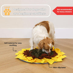 Wagorific Snuffle Mat peluche recyclée RPET: matériau sûr et respectueux de l'environnement pour les jeux.