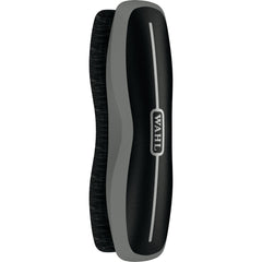 Brosse Wahl Stiff Body noir pour cheval, nettoyage efficace du pelage.