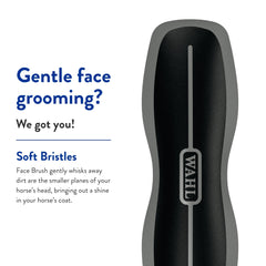 WAHL brosse avec grip ergonomique et prise en main confortable.