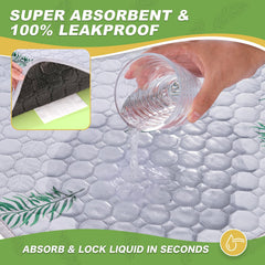 WanpeeGoo absorption élevée sur tissu polyester pour rester au sec.