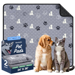WanpeeGoo tapis lavable pour chien 24x36, absorption élevée et douceur au toucher
