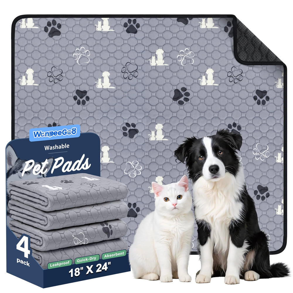 WanpeeGoo tapis lavable chien absorption élevée pour sol sec et propre.