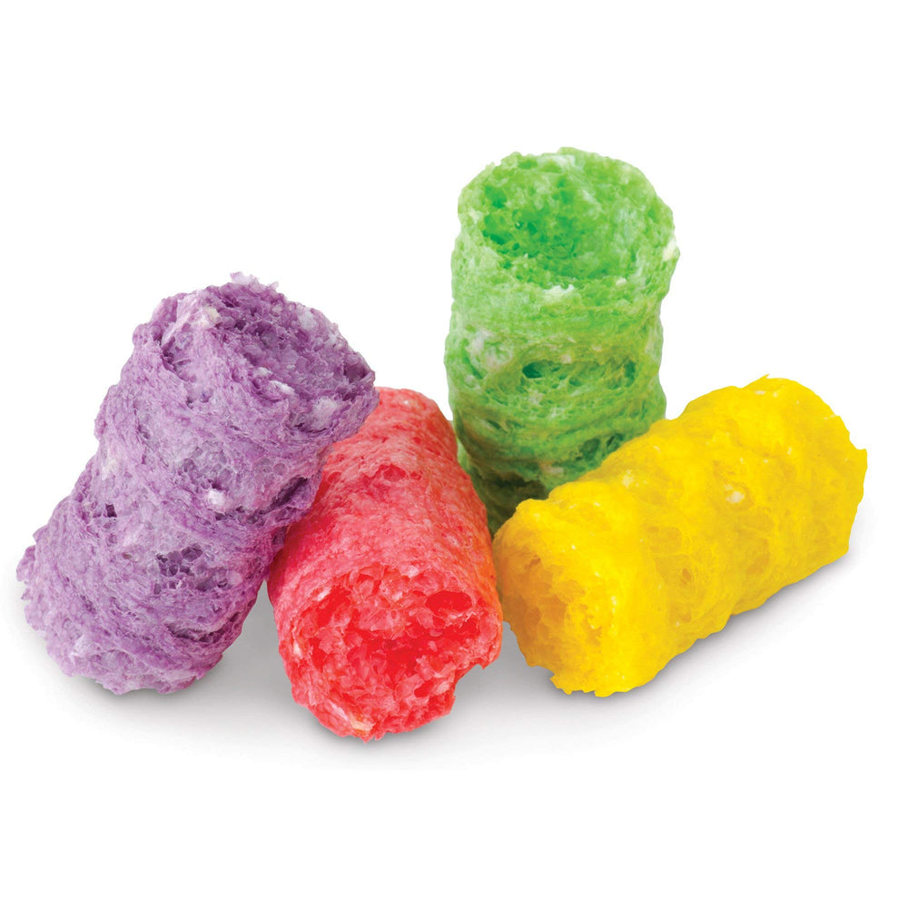 Rice Pops Ware Manufacturing, bouchée croquante bleu-violet pour petits animaux.