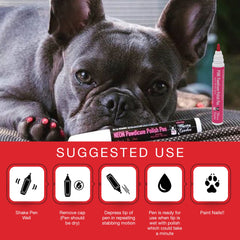 Vernis Pawdicure non toxique et à faible odeur pour la sécurité animale.