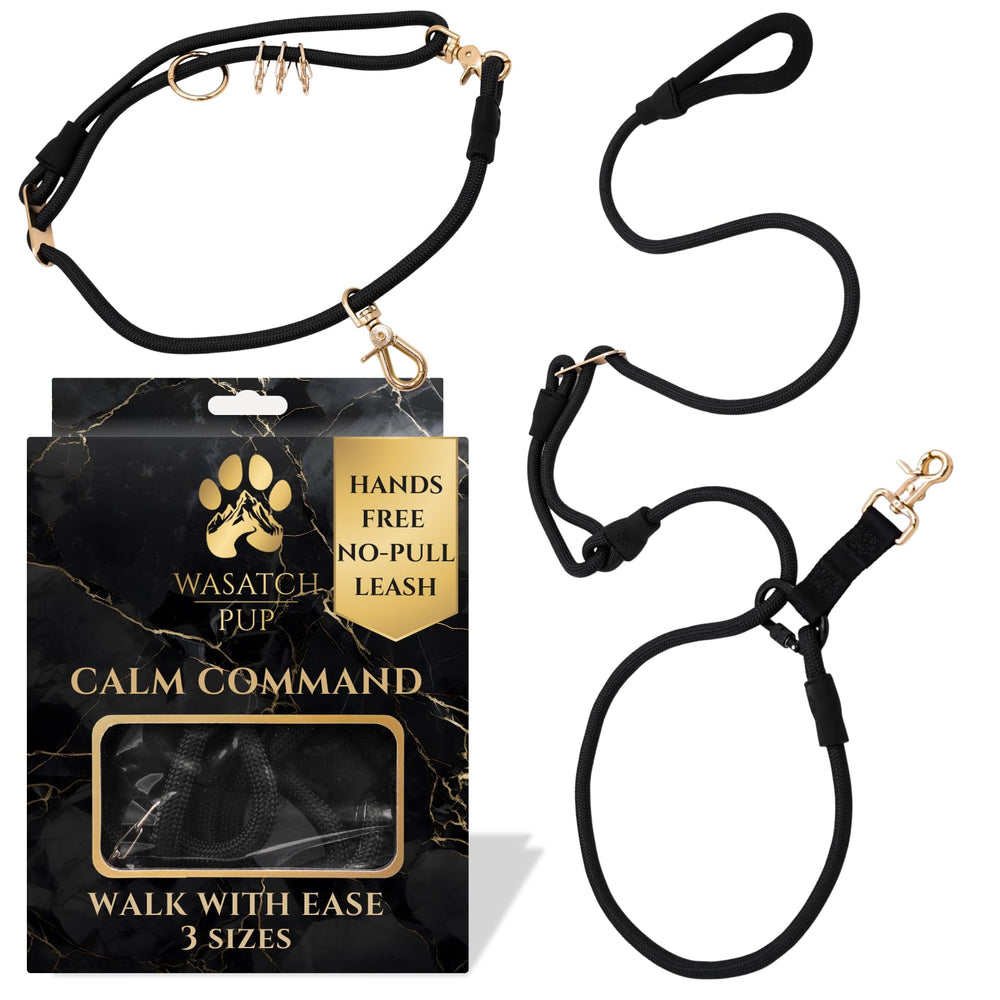 Wasatch Pup Calm Command avec wrap-around pour promenades plus calmes et sûres.