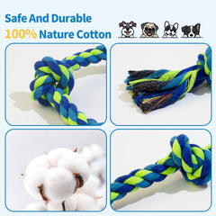 Corde WDZZHOT pour chien, coton naturel, douceur et durabilité