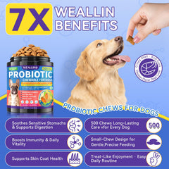 WEALLIN Probiotiques Chien – cœur krill et bénéfice nutritionnel