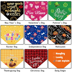 Weewooday bandana chien Nouvel An, ajout chic pour célébrations et balades.