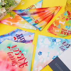 Weewooday bandana triangle réversible, doubles possibilités pour un seul accessoire.