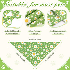 Bandana Weewooday floral, léger et lavable, parfait pour le quotidien.