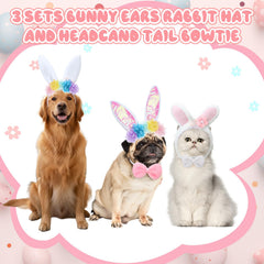 Weewooday bandeau-oreilles-lapin — porté confortablement par chiens et chats.