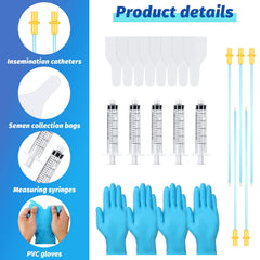Weewooday cathete insemination PVC – pointe lisse pour sécurité animale
