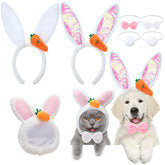 Weewooday oreilles lapin pour chien et chat, look festif et adorable.