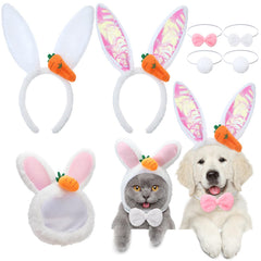 Weewooday oreilles lapin pour chien et chat, look festif et adorable.