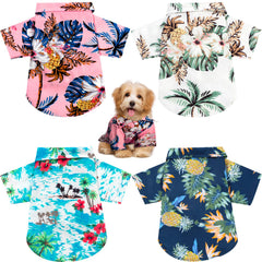 Weewooday t-shirt hawaïen fleurs tropicales, idéal pour sorties estivales