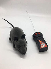 Souris télécommandée WEFOO grise, divertissement pour chat et enfant.