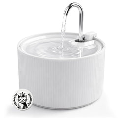WEINIDASI fontaine-chat ceramique 2,2 L – réservoir pratique et hygiénique.