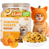 Friandises Wellix chat potiron poulet dans une jarre pratique pour récompenser.