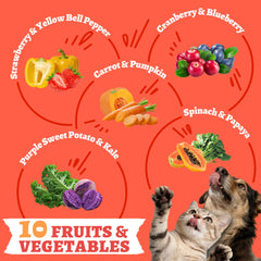 Goût naturel Wellix poulet et legumes, récompense appréciée pour chiens et chats.