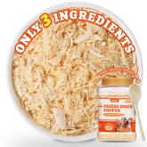 Wellix Topper œufs de saumon dans un bocal, appétit accru pour chats et chiens.