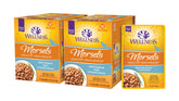 Wellness sachets 85 g Dinde et Canard, protéine de qualité pour chat.
