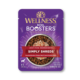 Wellness Bowl Boosters Simply Shreds: sachet pret-a-servir, pratique pour nourrir rapidement votre chien