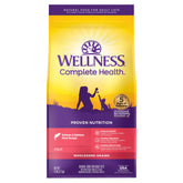Wellness chat-adulte-seche-saumon: sachet 5-livres, repas complet et savoureux.
