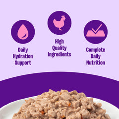 Wellness Chat texture-pate-souple: texture lisse facilitant la dégustation.