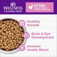 Wellness chaton bol quotidien - recette au poulet, énergie pour les jeux.