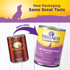 Wellness Complete Health: bol pour chien senior, portion pratique pour repas équilibré.