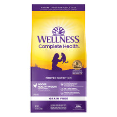 Wellness Complete Health, sac croquettes poulet et dinde, pour chat d'intérieur, pratique et sain