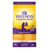 Wellness Complete Health: croquettes pour chat intérieur au poulet, sac 5,5 lb, repas équilibré.