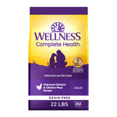Wellness Complete Health croquettes poulet adulte – sac 10 kg, pratique et nutritif.