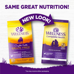 Bienfaits des ingrédients naturels Wellness Complete Health sans céréales.