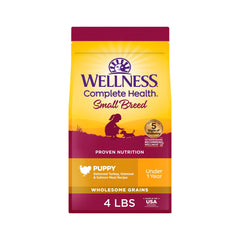 Wellness Complete Health – sac-nourriture-petit-chien, facile à doser et frais.