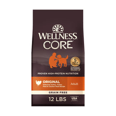 Wellness Core sac 12 lb pour chien Adulte actif sans cereales