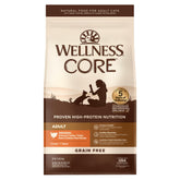 Croquettes Wellness CORE pour chat adulte dinde poulet, 11-lb, énergie et satiété.