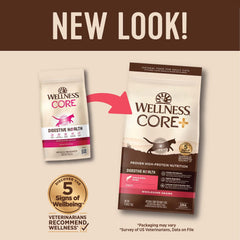 Wellness CORE+ Chat probiotiques et fibres prébiotiques visibles