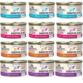 Wellness Core Digestive Pâté chat: emballage pratique de 12 boîtes pour alimentation quotidienne.