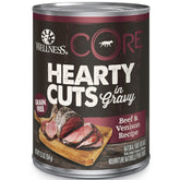 Wellness CORE Hearty Cuts: boîte boeuf et venaison en sauce riche pour chien