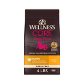 Wellness CORE emballage croquettes, pratique pour chiots petit format.