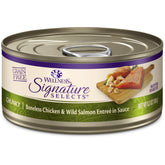 Wellness CORE Signature Selects: morceaux poulet et saumon dans sauce, appétence et hydratation.