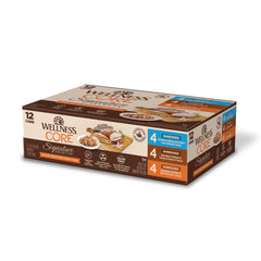 Wellness CORE Signature Selects pack chat adulte en conserve, variété gourmande et pratique.