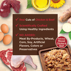 Wellness CORE Tiny Tasters Minced – texture de poulet haché pour chat exigeant.