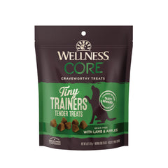 Wellness CORE Tiny Trainers – biscuit agneau-pomme, récompense légère pour l’entraînement.
