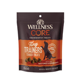 Wellness CORE Tiny Trainers dinde et grenade, friandises sans céréales parfaites pour l'entraînement.